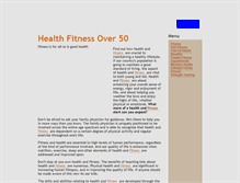 Tablet Screenshot of healthandfitness.topic.ca